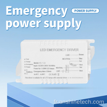 Pilote de secours LED pour urgence incendie